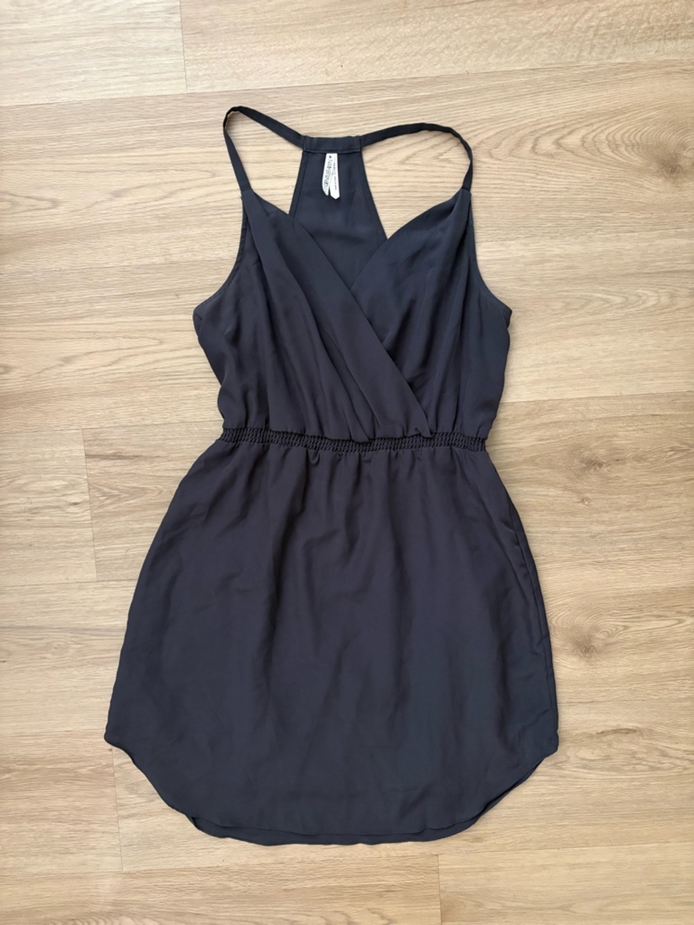 Gentle Fawn Anthropologie Gray crossover mini Dress Size small
